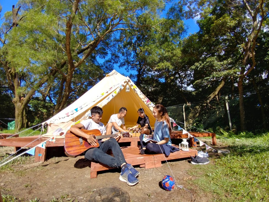 Глэмпинг семья