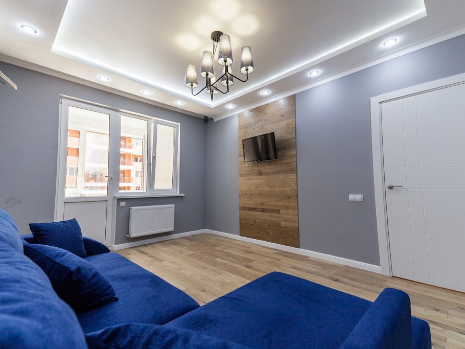 Подсветка потолка на кухне