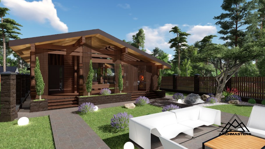 Баня с верандой и барбекю проекты 6х3