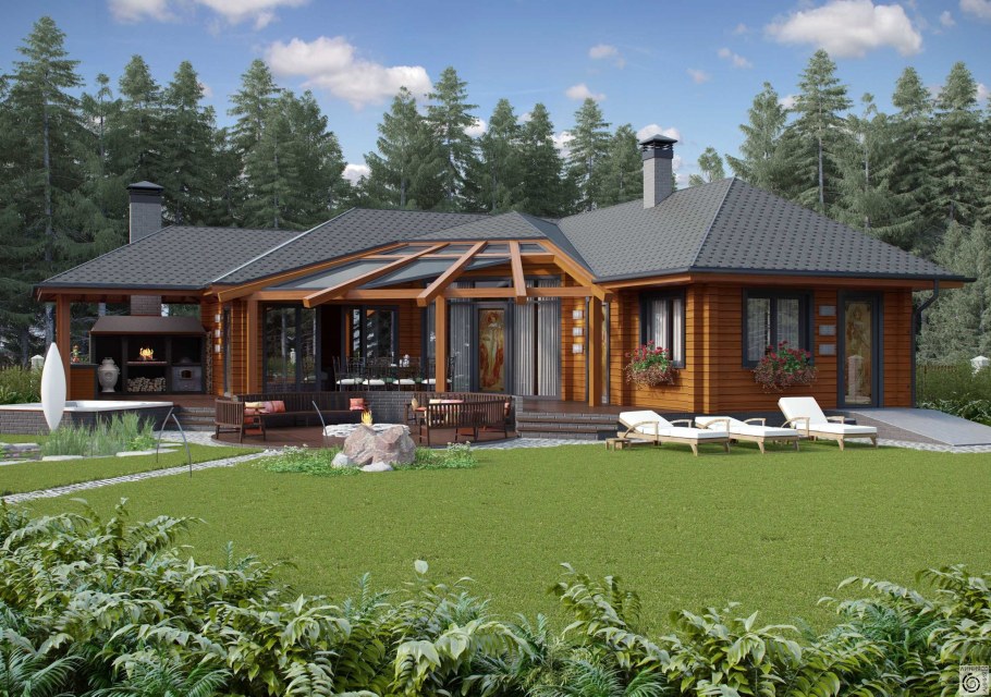 Баня с терас баня террасой