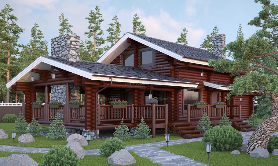 Угловая баня с мангальной зоной проекты