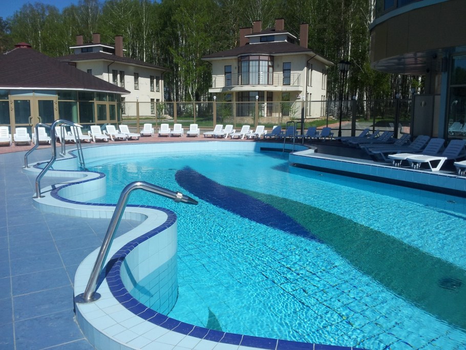 Белая лошадь Кадниково бассейн