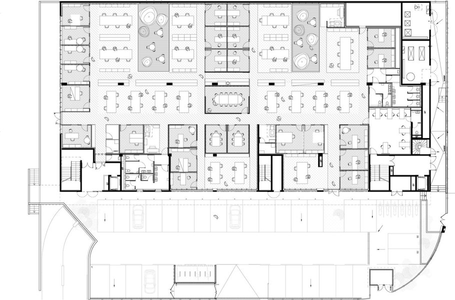 Планировка офиса опен Спейс