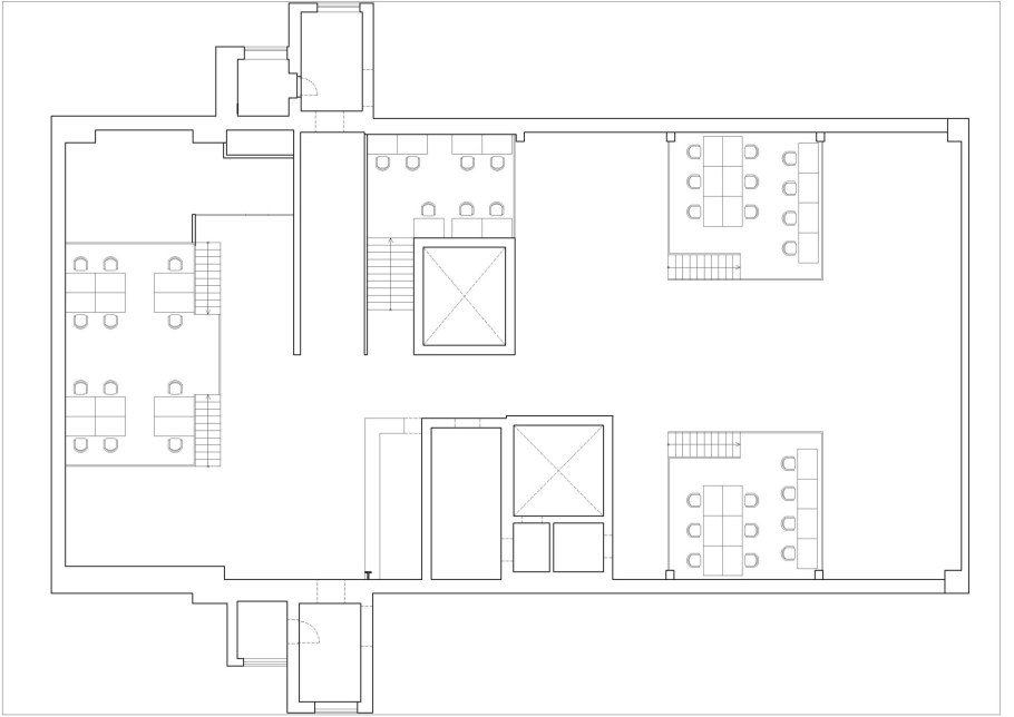 Коворкинг центр планировка проект