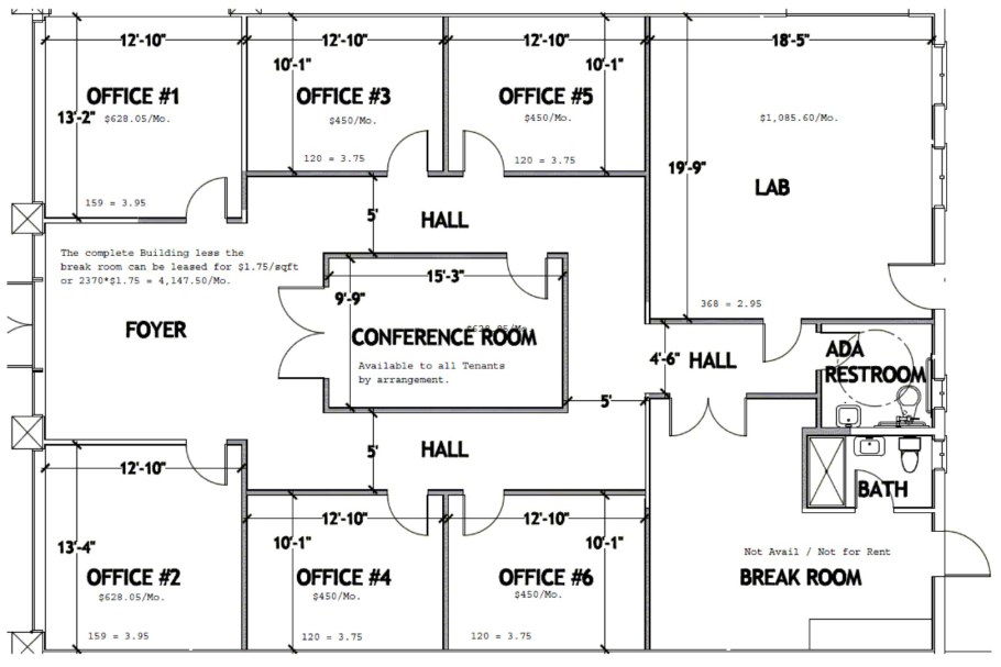 Проект офиса план