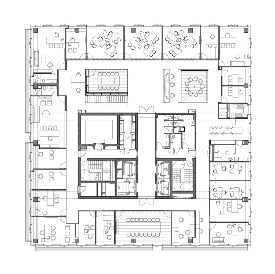 Планировка офисного здания