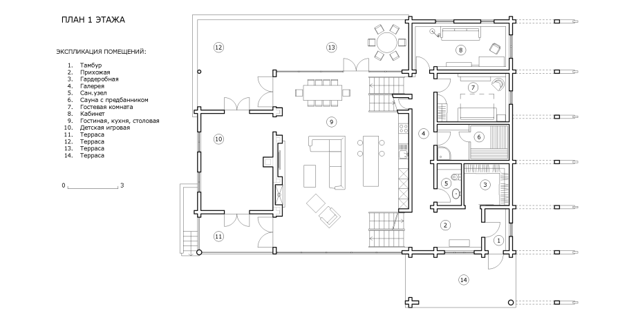 Архитектурный план помещения