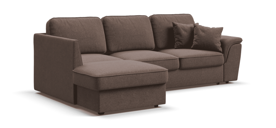 Диван Марсель НПБ шенилл Soro Браун