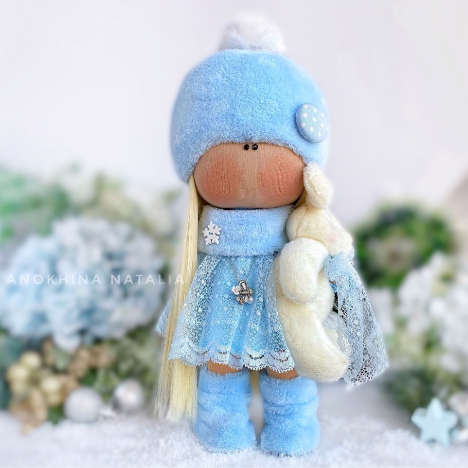 Тильда большеножка Снегурочка