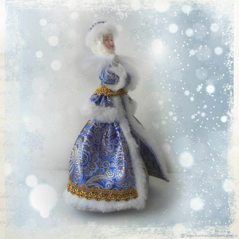 Кукла большеножка Снегурочка