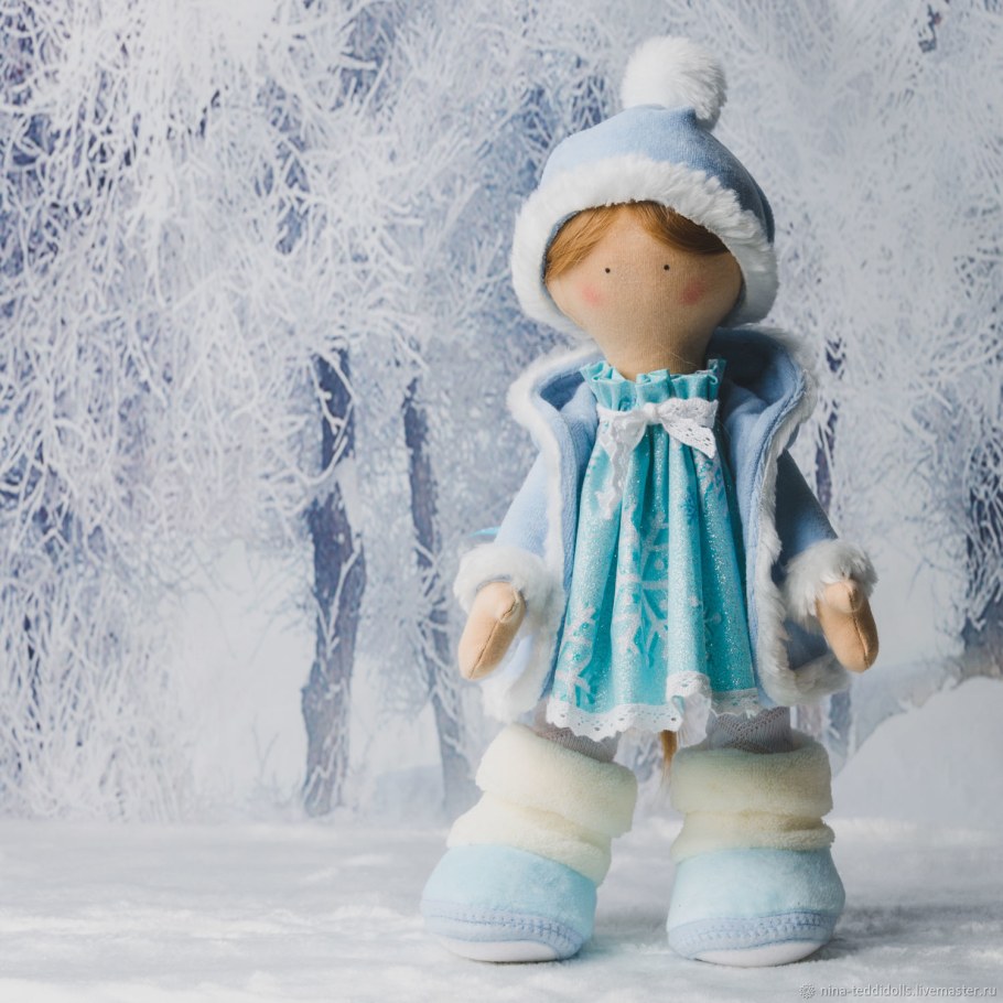 Куколка тыквоголовка Снегурочка