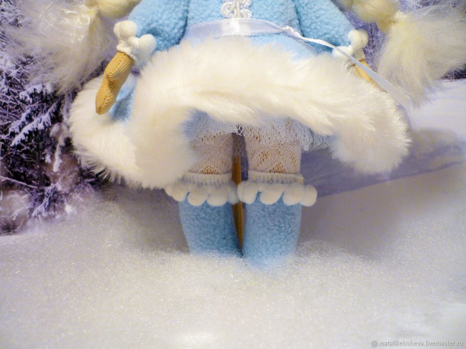 Текстильная кукла Снегурочка