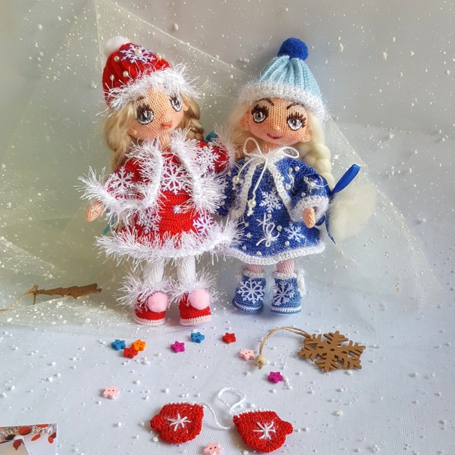 Интерьерные куклы снегурка