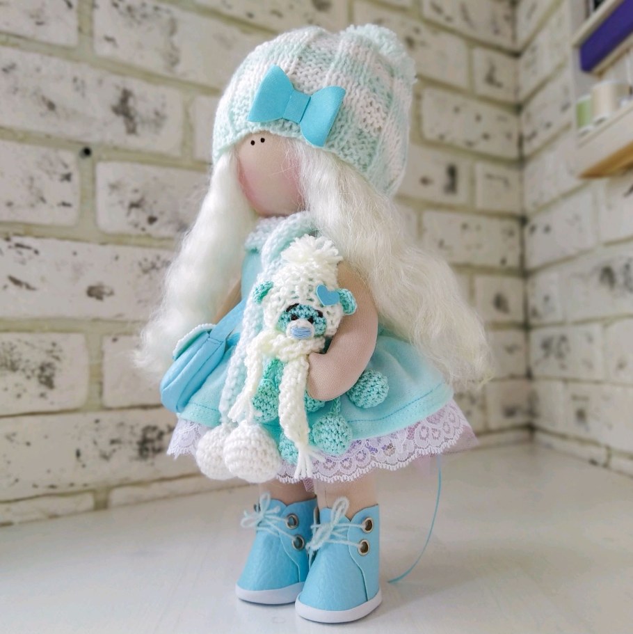 Magic time / кукла Новогодняя декоративная Снегурочка, 31см