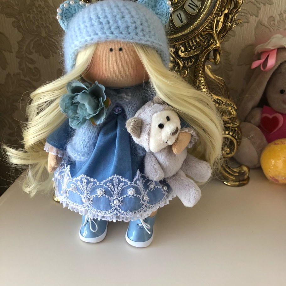 Кукла тыквоголовка Снегурочка