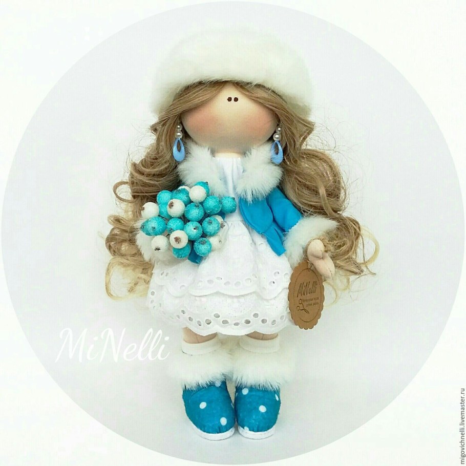 Куколка тыквоголовка Снегурочка