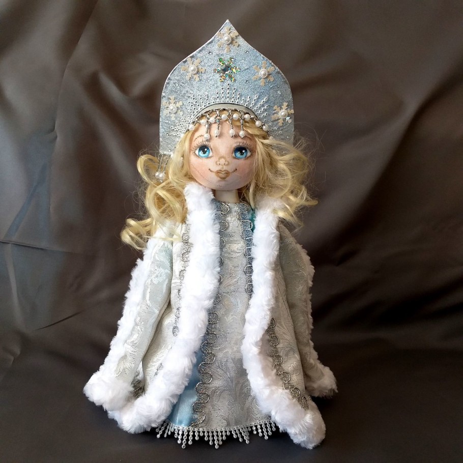 Куклы дед Мороз и Снегурочка Ларисы Исаевой