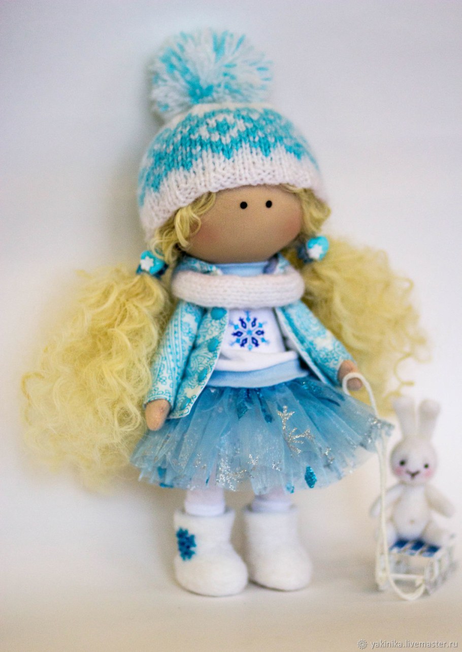 Кукла большеножка Снегурочка