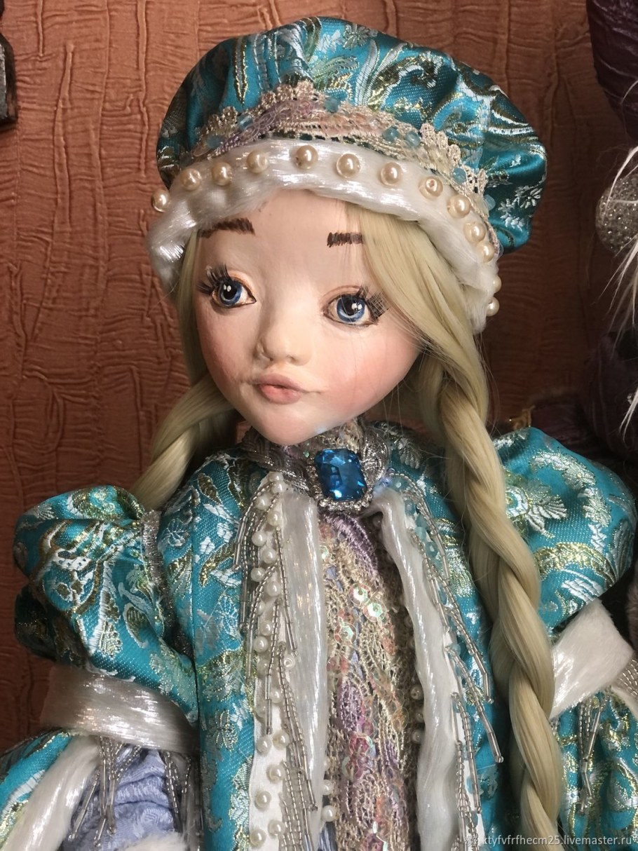 Куколка тыквоголовка Снегурочка