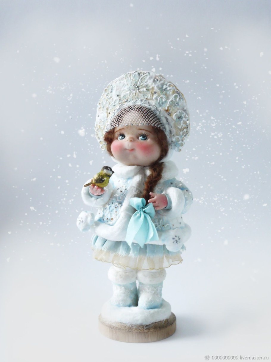 Мастер класс текстильная Снегурочка