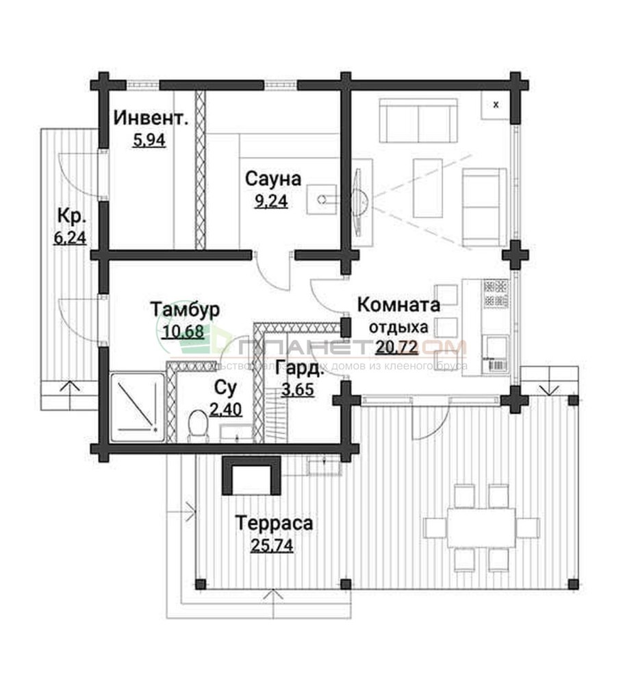 Проект дома Гарда