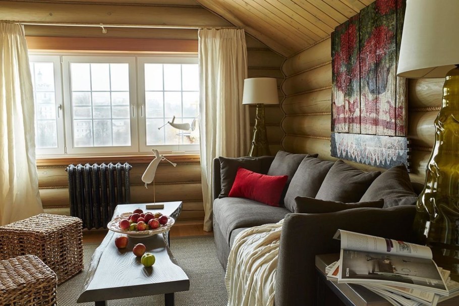 Дачный интерьер в русском стиле