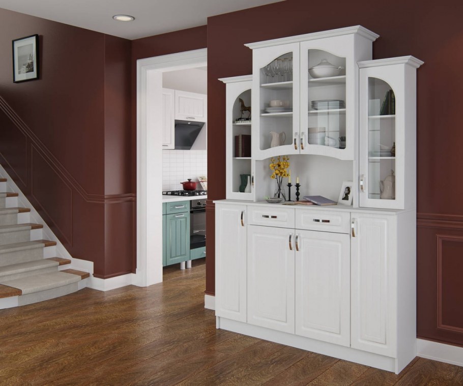 Буфет Прованс-014 клен белый (ТЭКС)