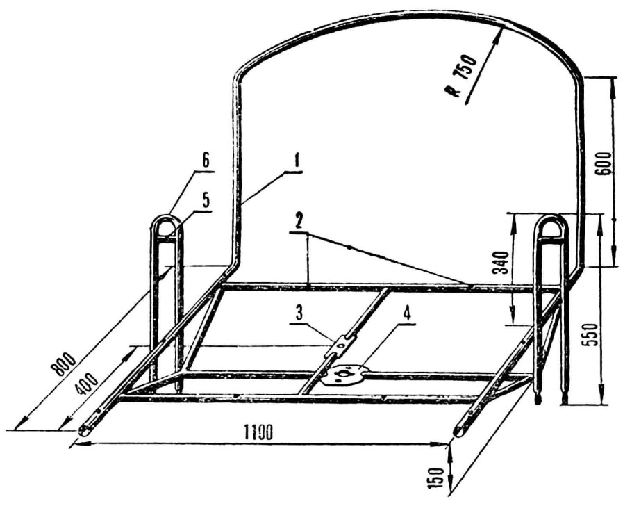 Диаметр трубы одноколёсной Тачки