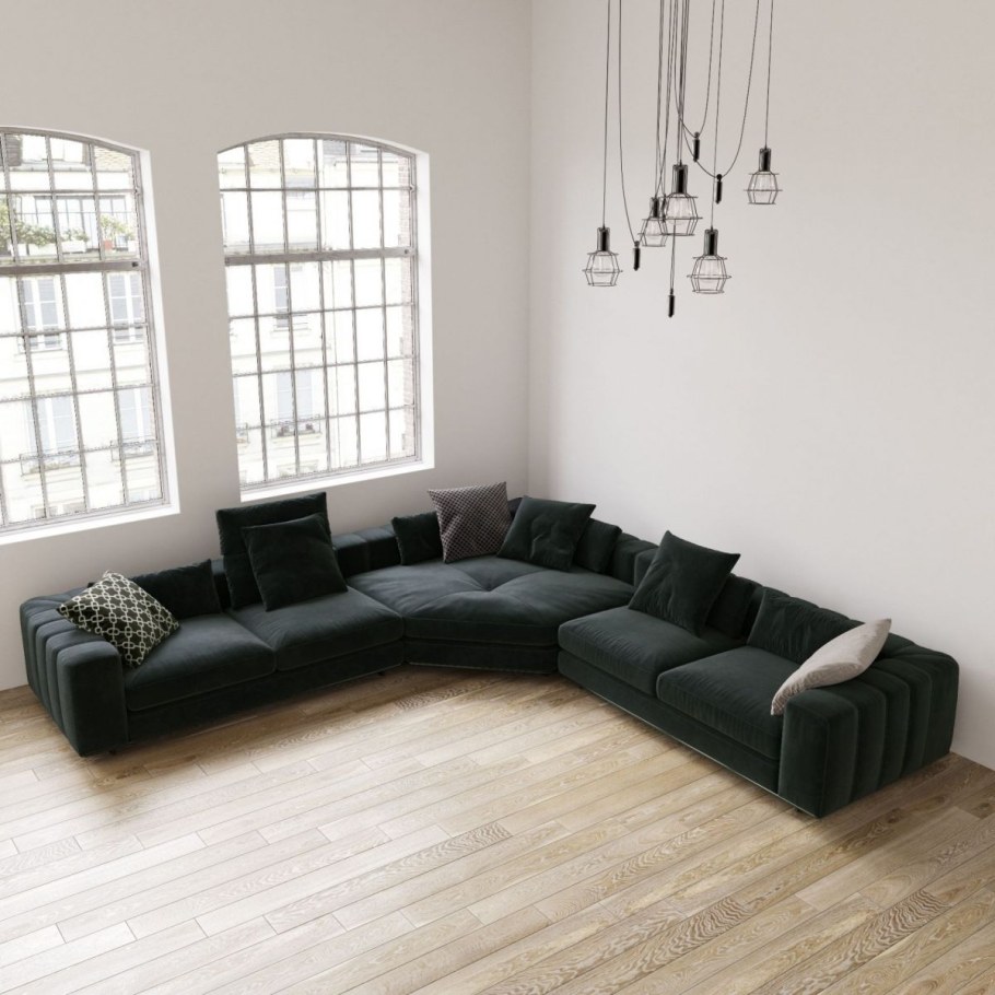 Диван угловой раскладной большой стиль лофт