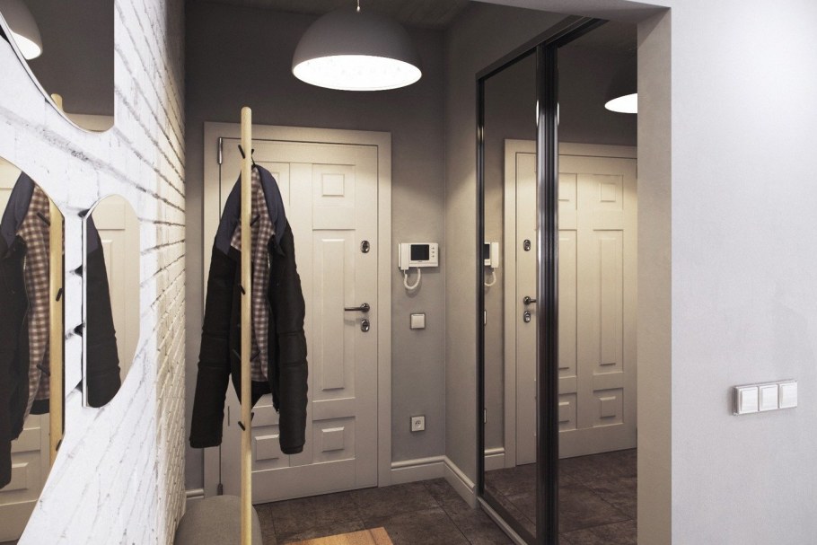 Интерьер маленькой прихожей