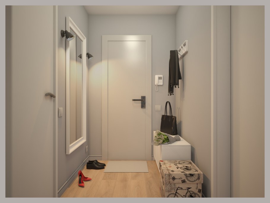 Прихожая в однокомнатной хрущевке