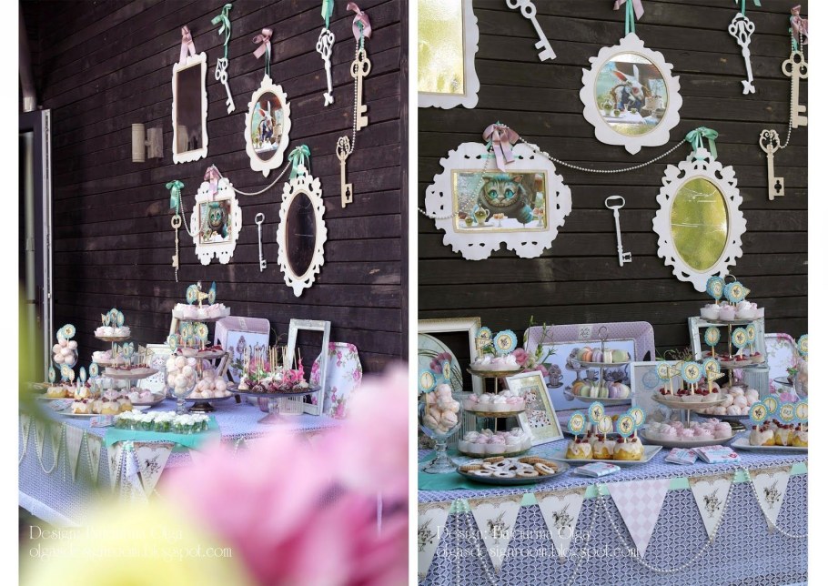 Декорации для свадьбы Алиса в стране чудес