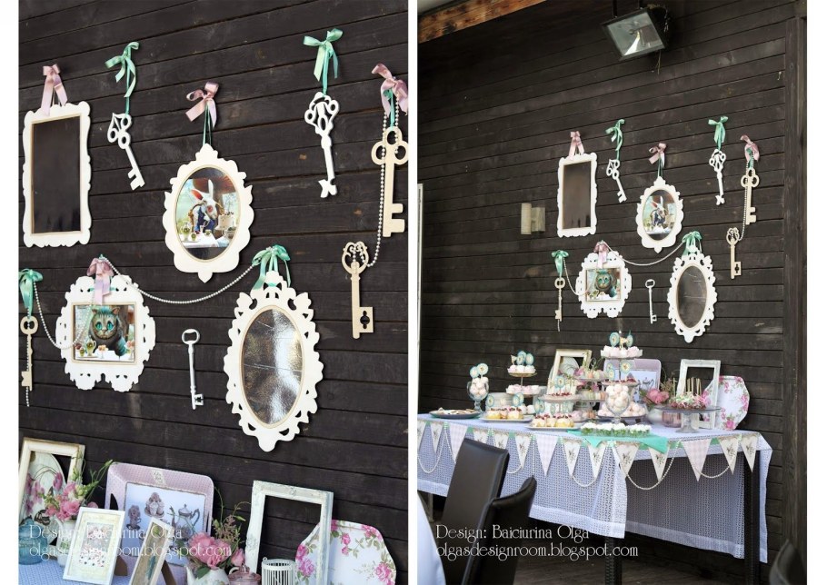 Алиса в стране чудес декор