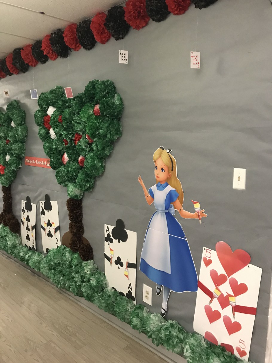 Алиса в стране чудес декор