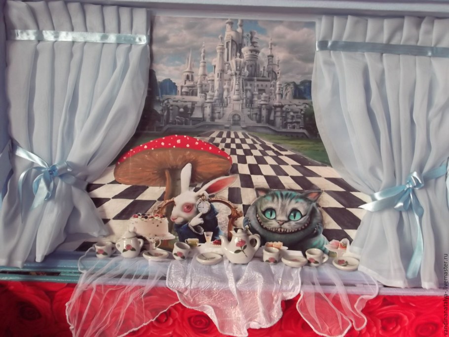 Алиса в стране чудес Сценография