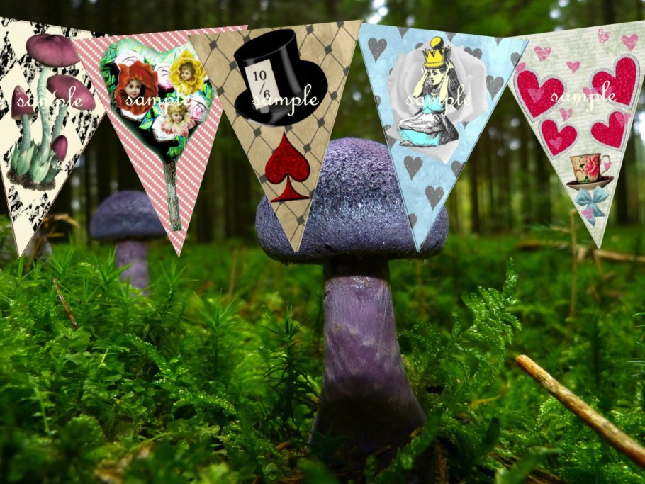 Вечеринка в стиле Алиса в стране чудес декор