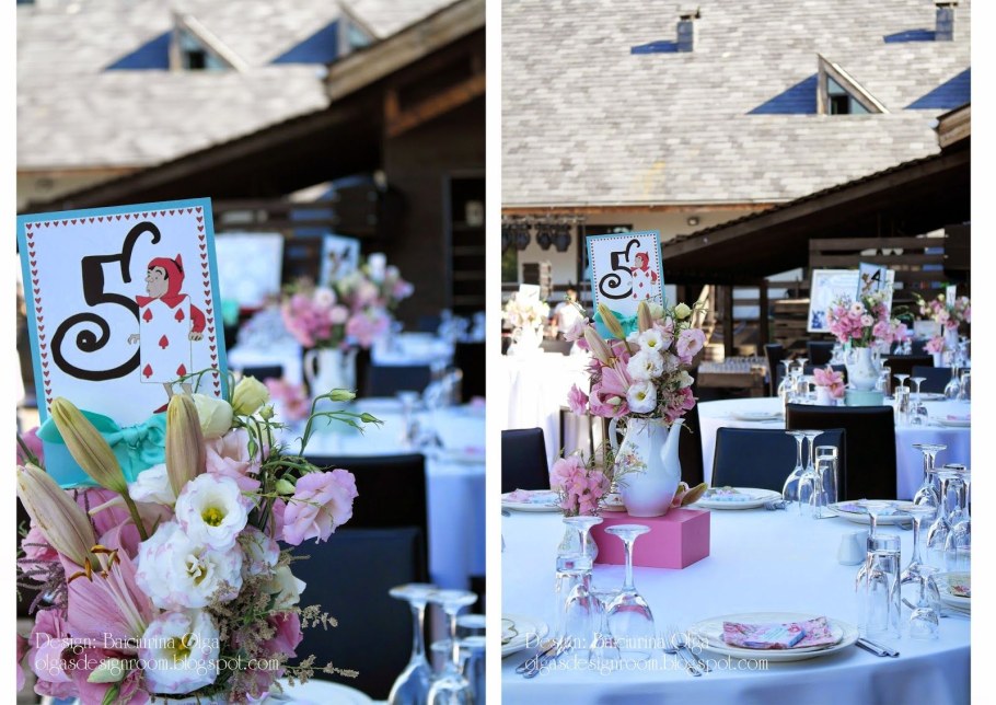 Алиса в стране чудес декор