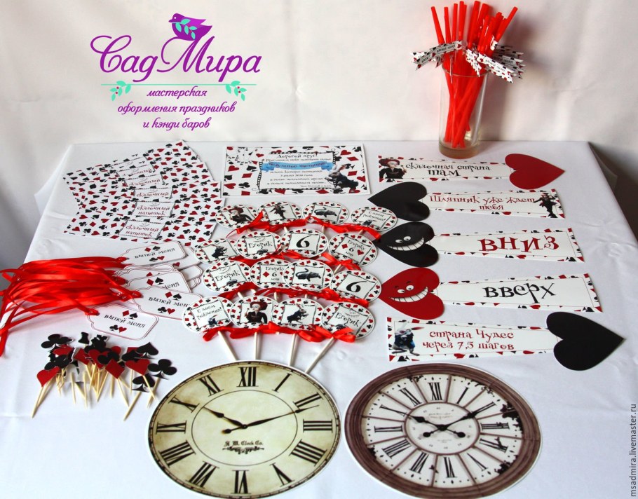 Вечеринка в стиле Алиса в стране чудес