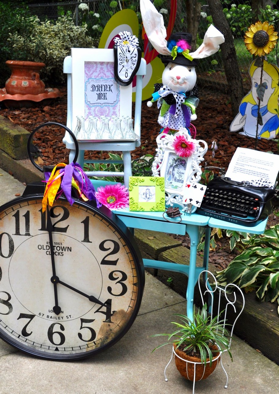 Оформление в стиле Алиса в стране чудес