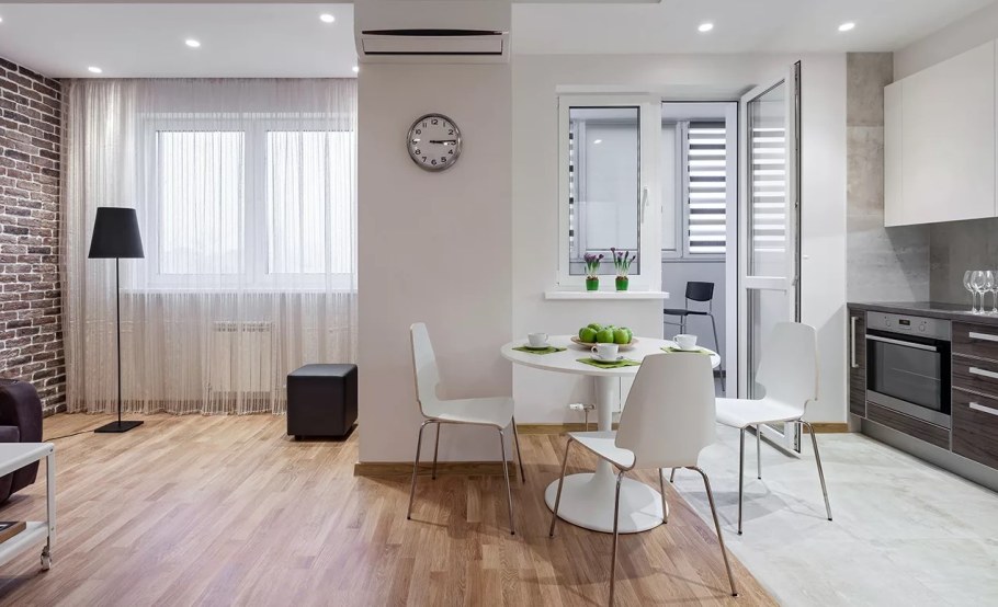 Студия черновая отделка