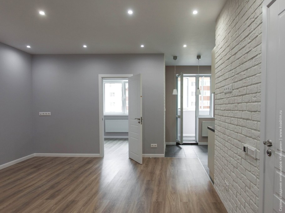 Отделка квартиры студии