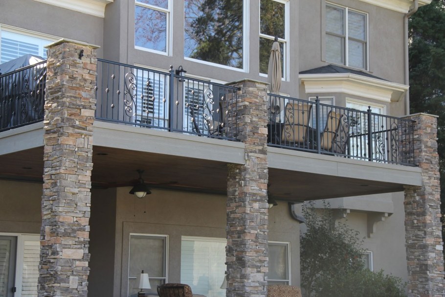 Веранда с крышей из поликарбоната