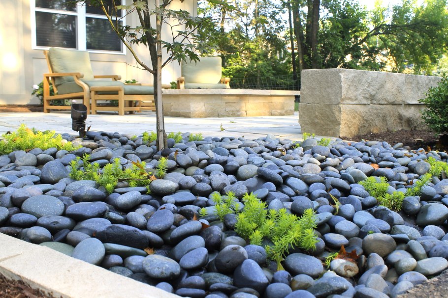 Галька в ландшафте