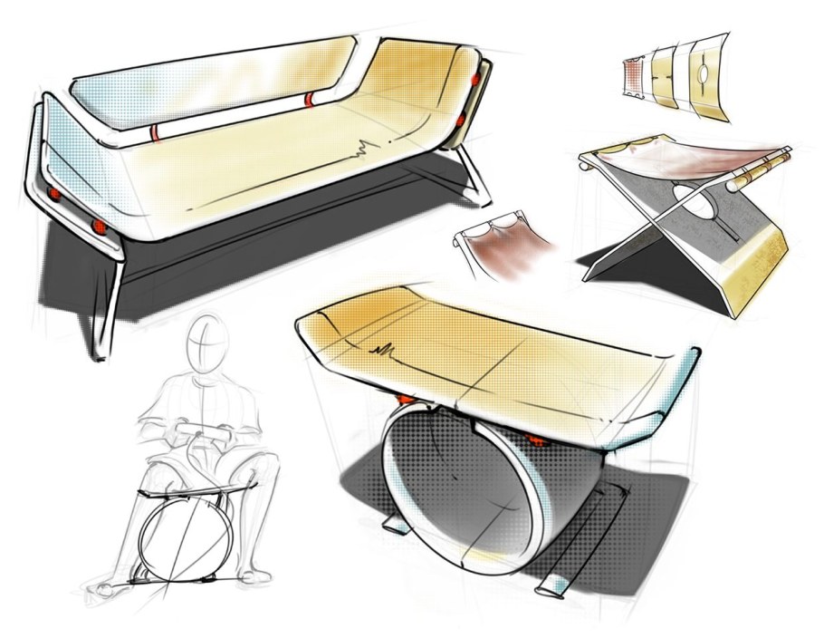 Эскиз мебели будущего