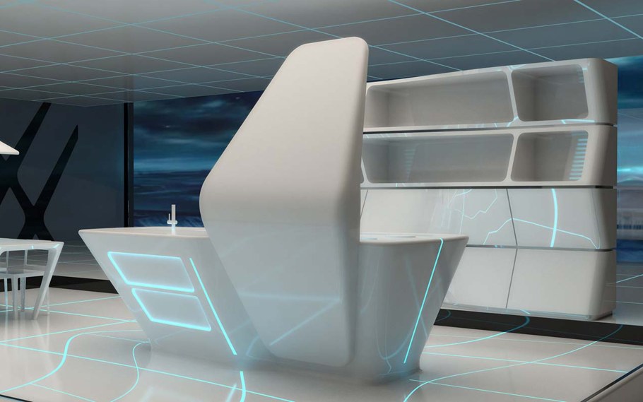 Кухня в футуристическом стиле