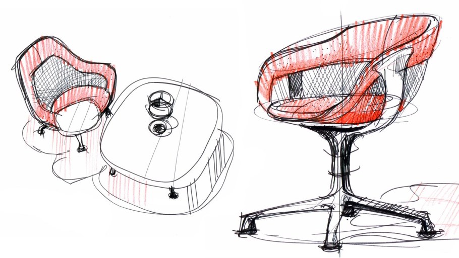 Дизайнерский эскиз предмета