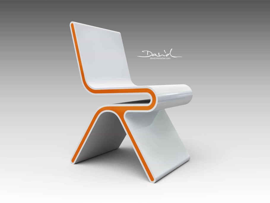 Стул в стиле футуризм