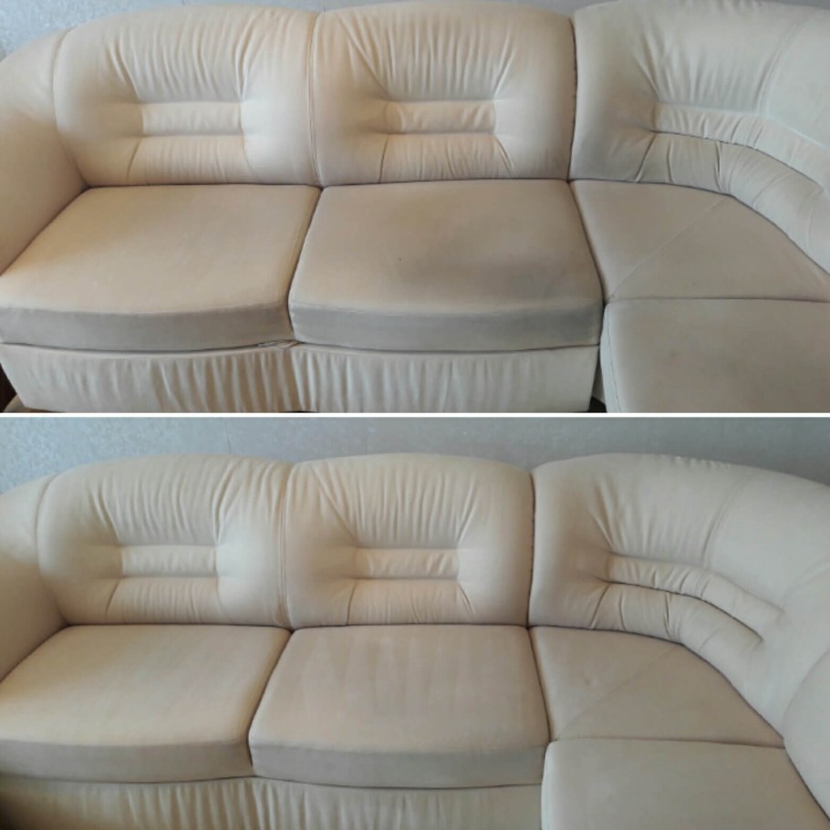 Грязный диван химчистка