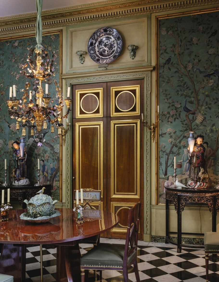 Стеклярусный кабинет китайского дворца в Ораниенбауме