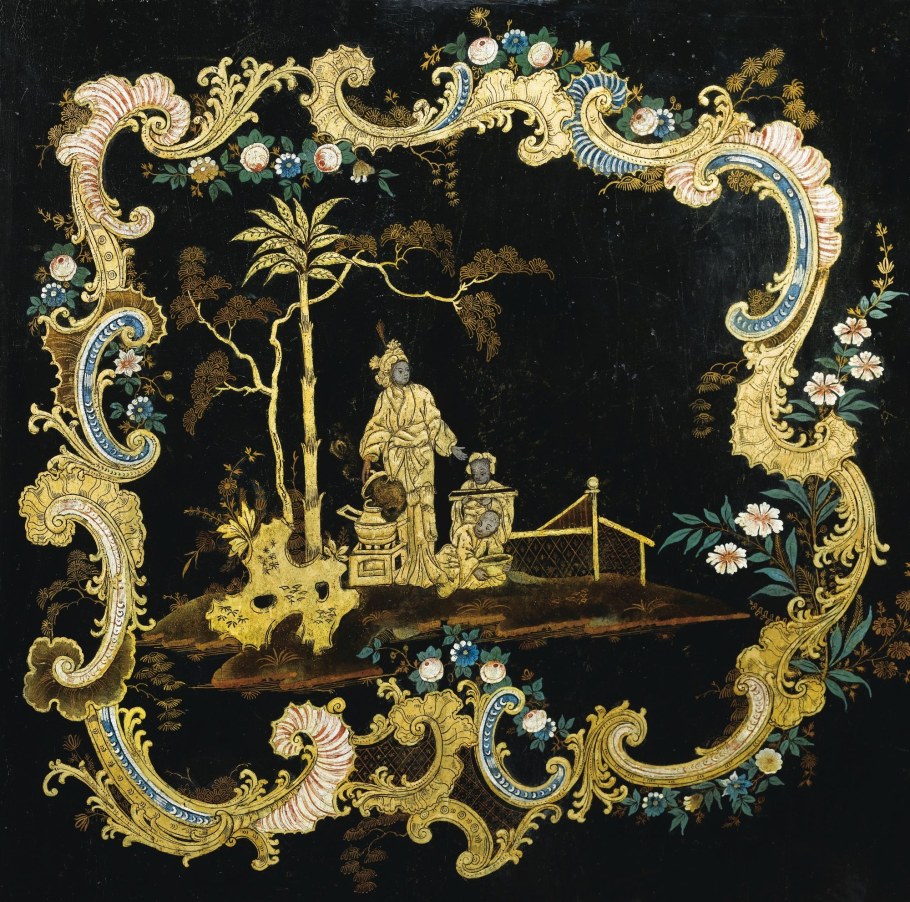 Ширмы Шинуазри 18 век